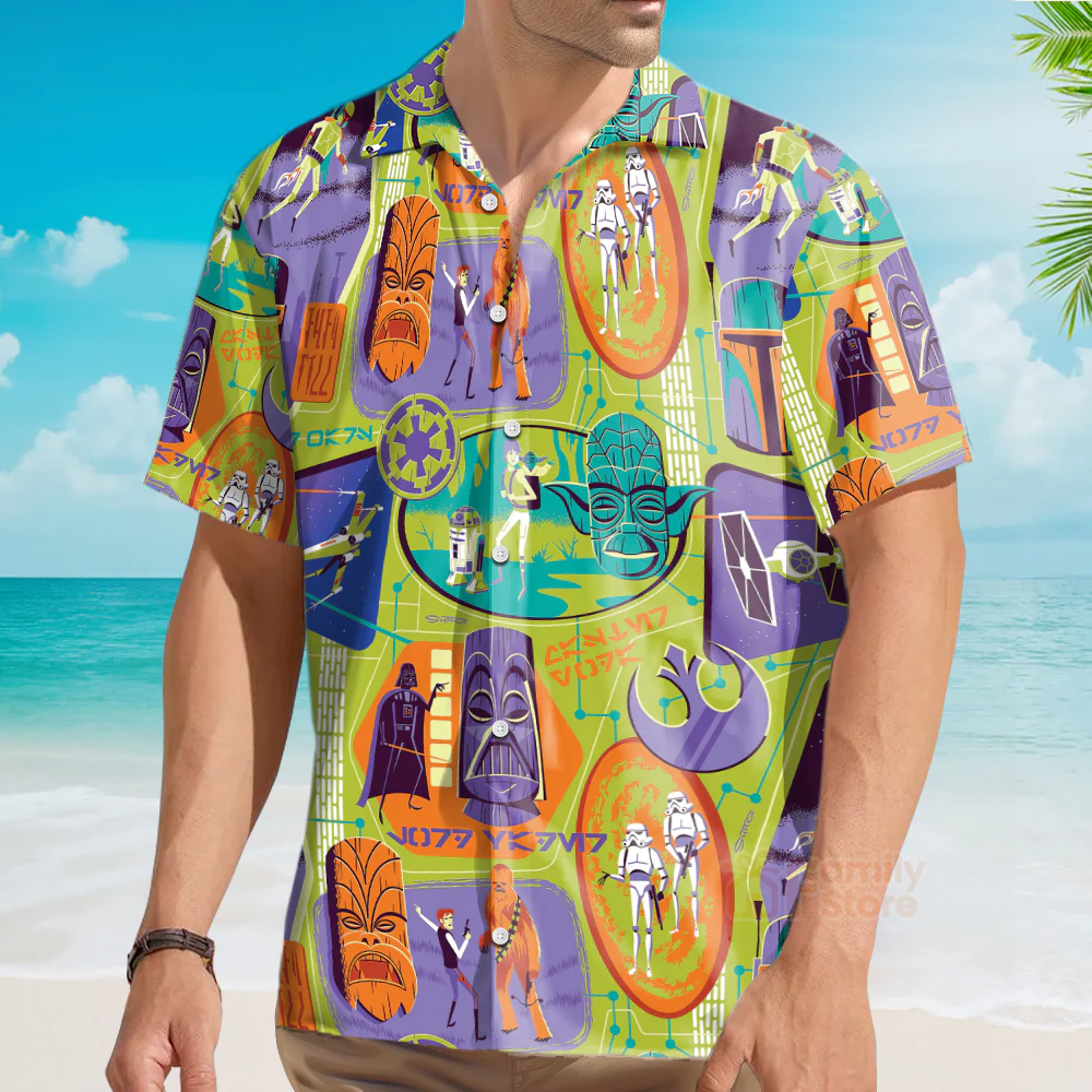Stwa Tiki 02 Hawaiian Shirt - Image 4