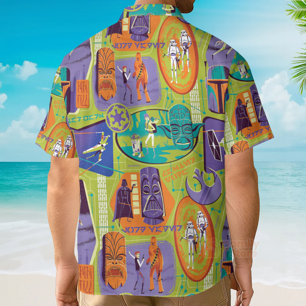 Stwa Tiki 02 Hawaiian Shirt - Image 5