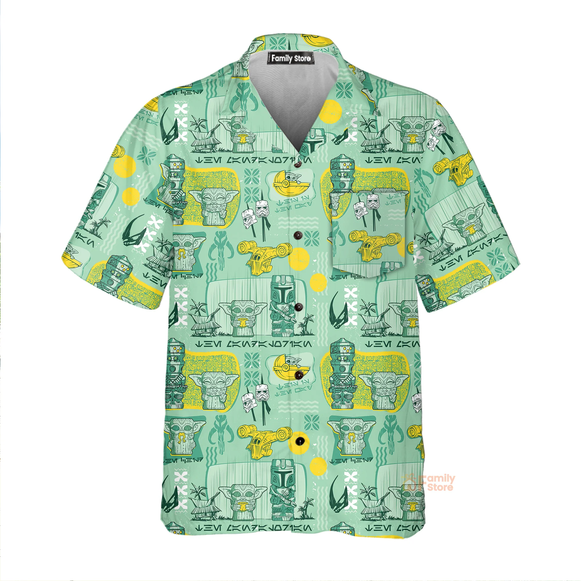 Stwa Tiki Tropical Hawaiian Shirt - Image 2