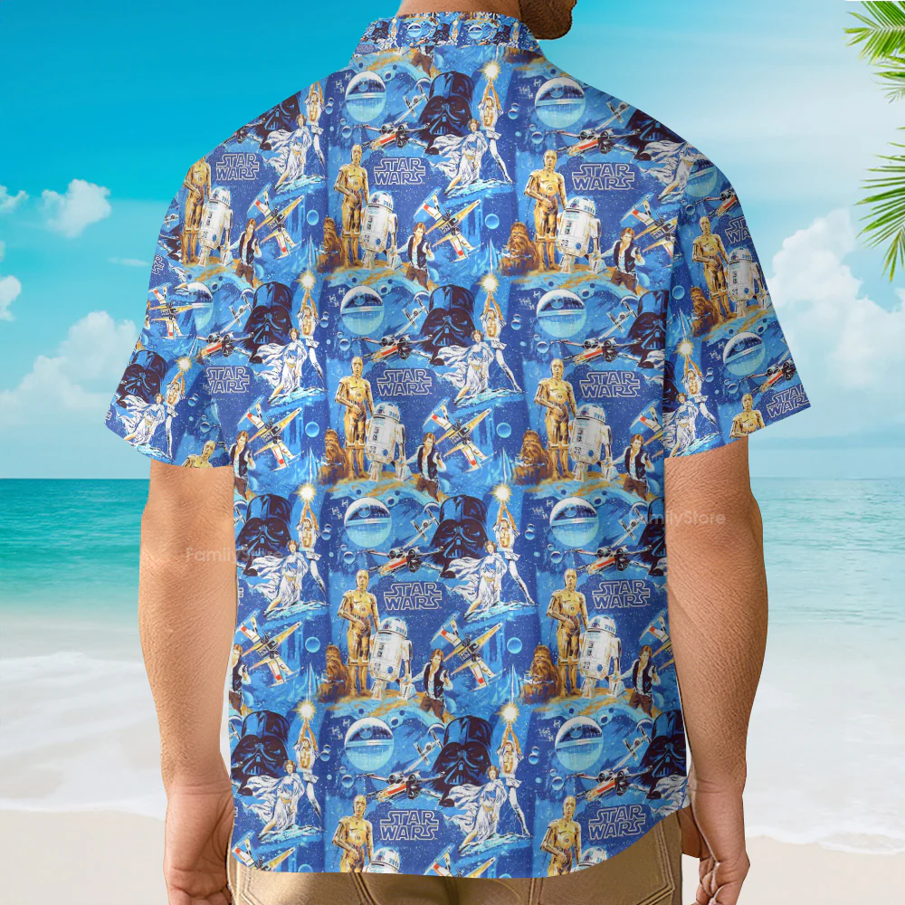 Starwars Luke - Hawaiian Shirt For Men, Women, Kids - Image 3