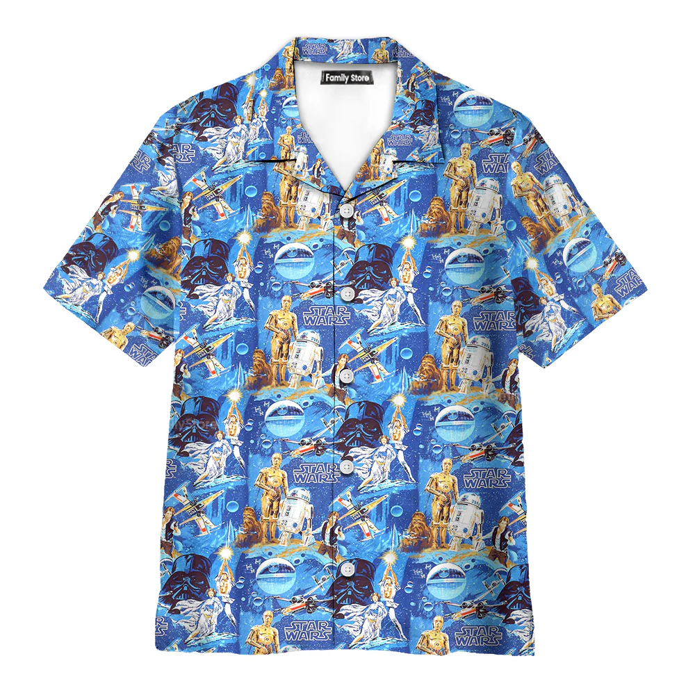 Starwars Luke - Hawaiian Shirt For Men, Women, Kids - Image 4