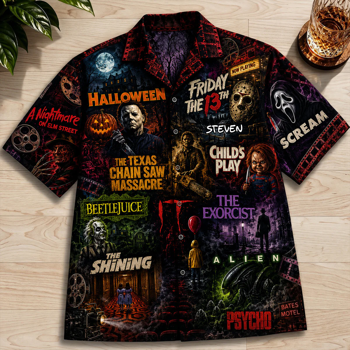 Stay Spooky - Personalized Hawaiian Shirt - Gift For Horror Lovers, Halloween - Image 2