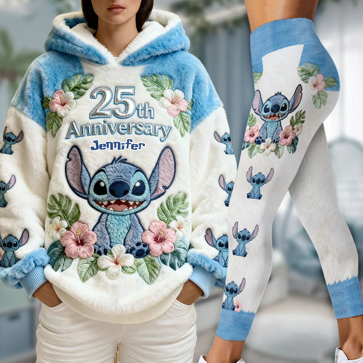 Sti 25th Anniversary - Personalized Hoodie and Leggings - Gift For Her, Fan Movies HH01