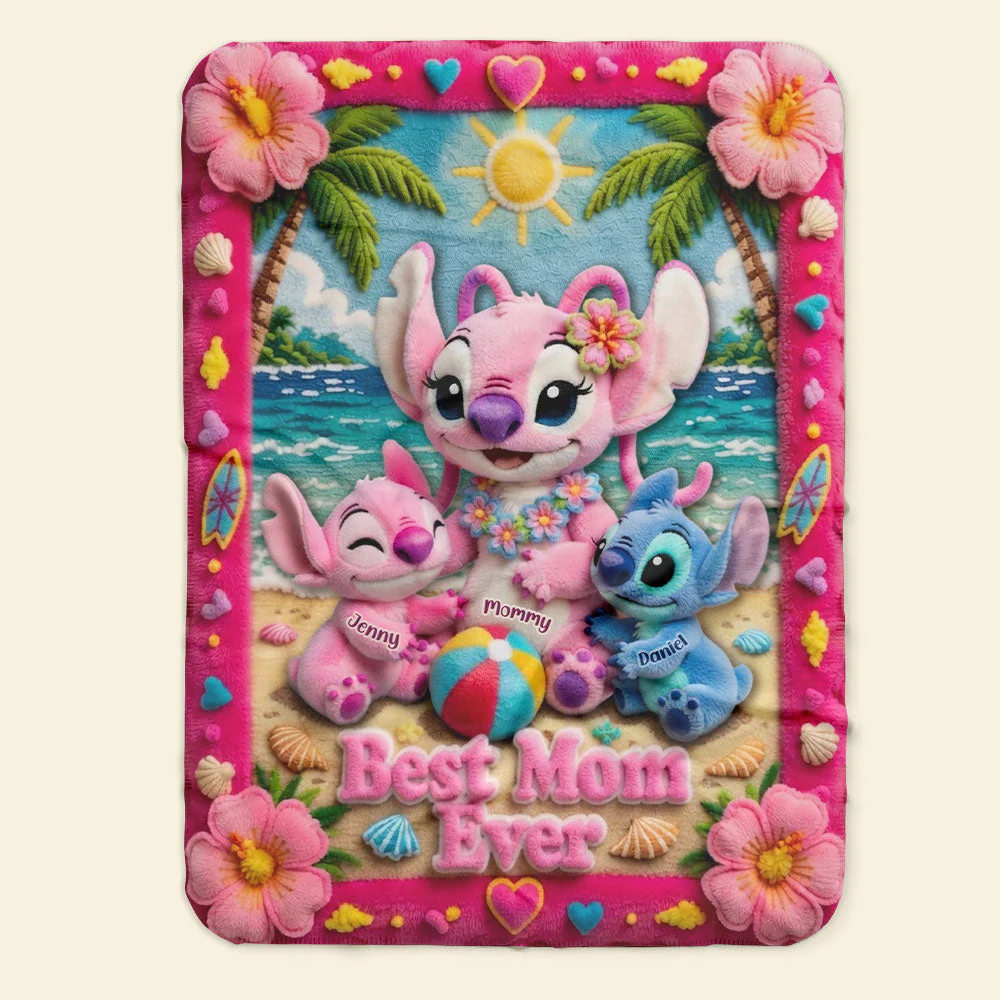 Sti Best Mom Ever - Personalized Blanket - Gift For Mother's Day, Fan Movies - Image 4
