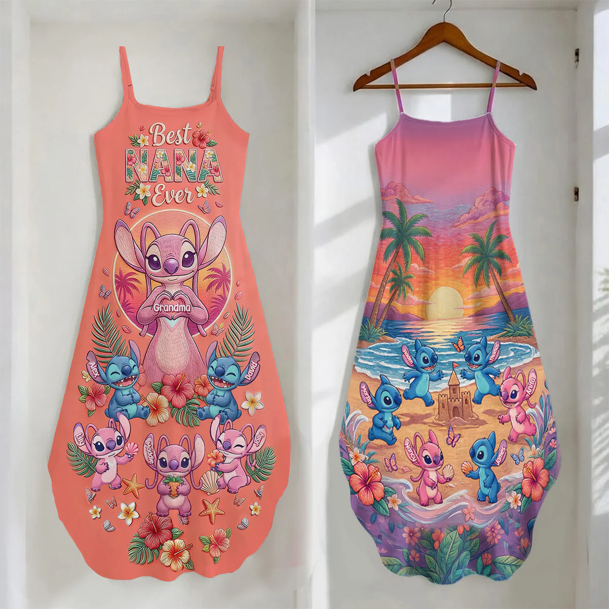 Sti Best Mom - Personalized Maxi Dress - Gift For Mom, Movie Fans NL122 - Image 4