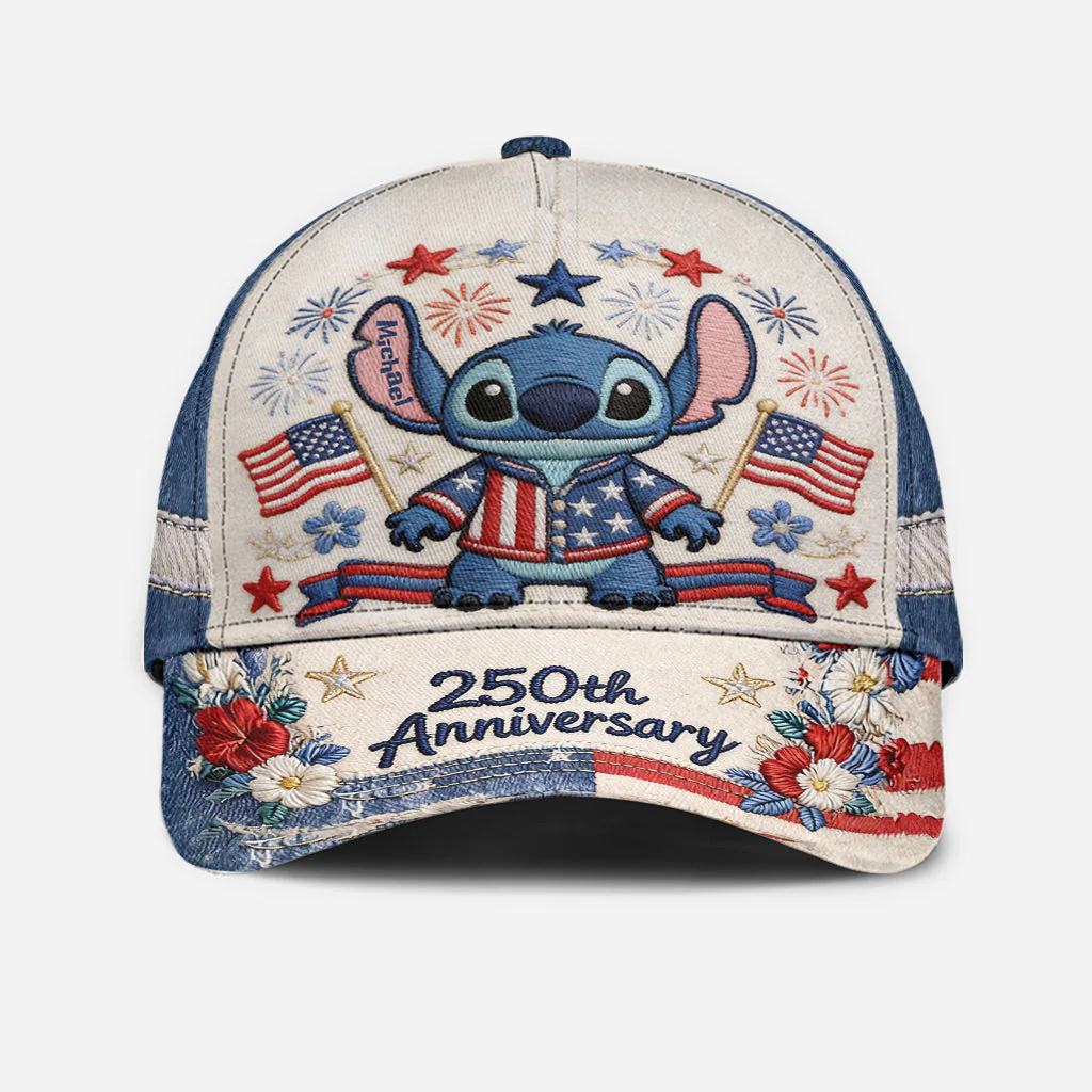 Sti Celebrate 250 Years Of America Freedom - Personalized Classic Cap - Gift For Patriots - Image 3