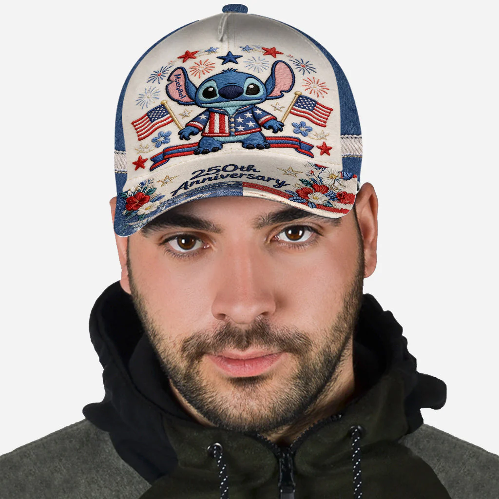 Sti Celebrate 250 Years Of America Freedom - Personalized Classic Cap - Gift For Patriots - Image 5