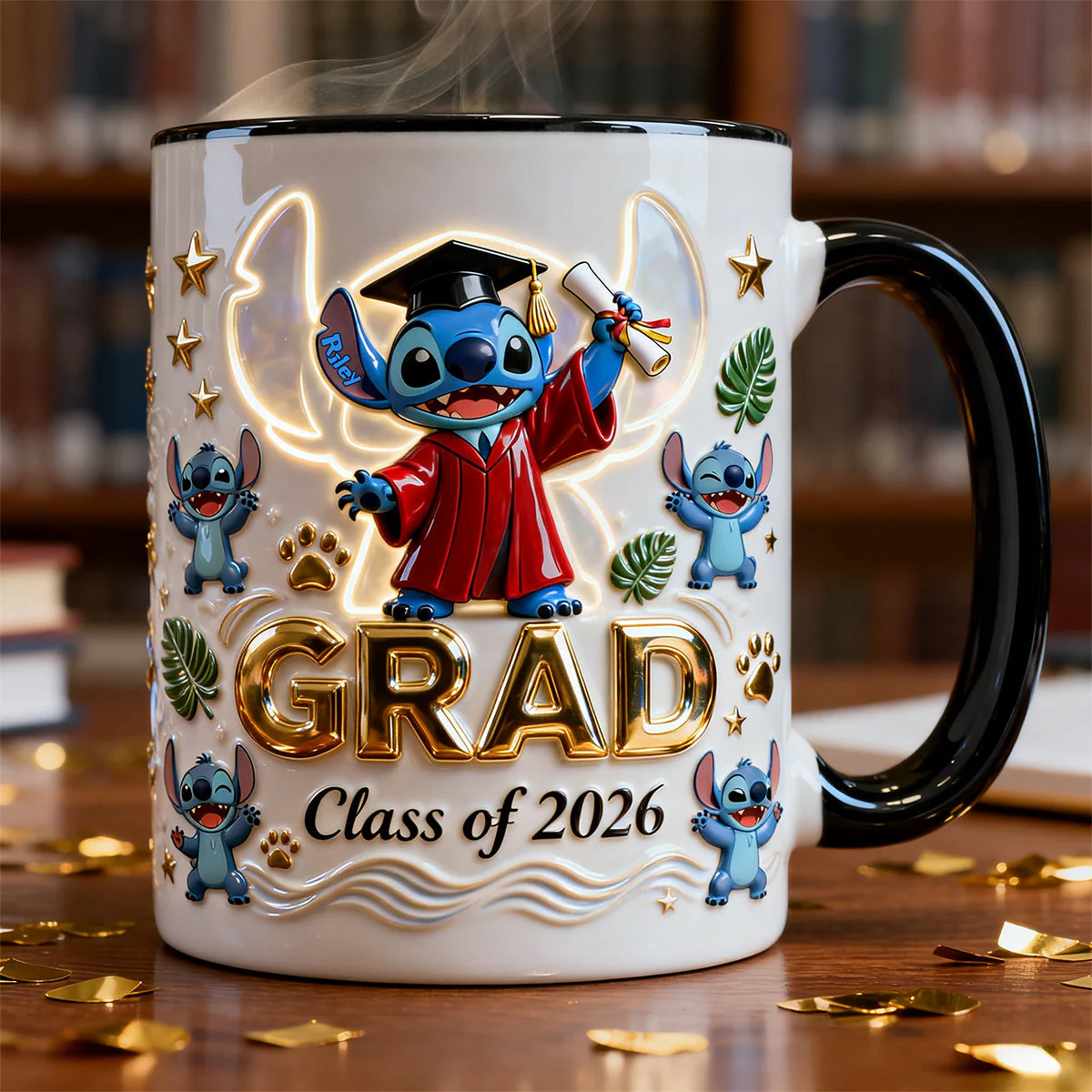 Sti Celebrate Graduation - Personalized Color Chaging Mug - Gift For Movie Fans, Graduates
