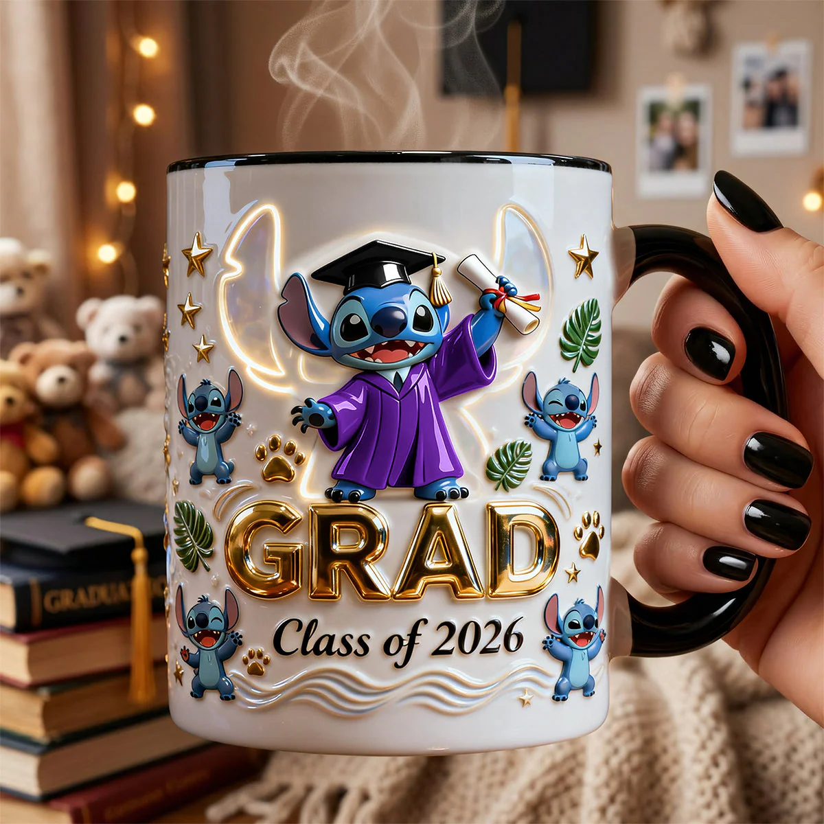 Sti Celebrate Graduation - Personalized Color Chaging Mug - Gift For Movie Fans, Graduates - Image 2