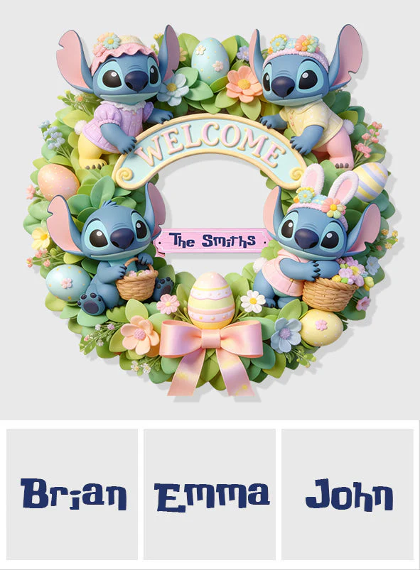 Sti Happy Easter - Personalized Custom Shaped Wood Sign - Gift For Easter's Day, Family NL122 - Image 4