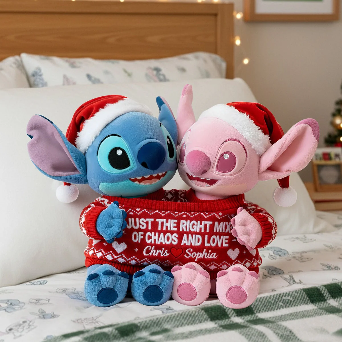 Sti Just The Right Mix Of Chaos And Love - Personalized Custom Shape Pillow - Christmas, Valentine Gift For Couples NL122 - Image 2