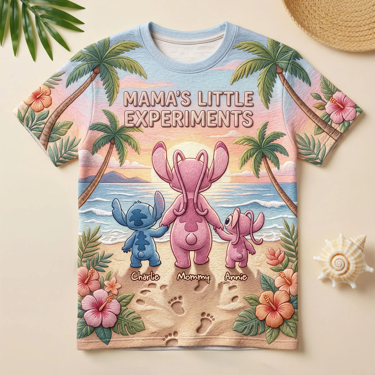 Sti Mama's Little Experiments - Personalized All Over Shirt - Gift For Mom, Mother's Day, Movie Fans - Image 3