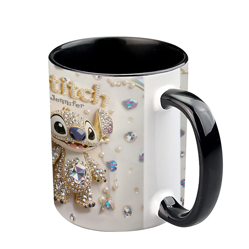 Sti Ohana Magic Mouse Merry Christmas - Personalized Accent Mug - Christmas Gift NA94 - Image 3