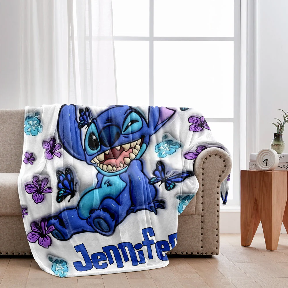 Sti Ohana Means Family - Personalized Blanket - Gifts For Movie Fans NL122 - Image 2
