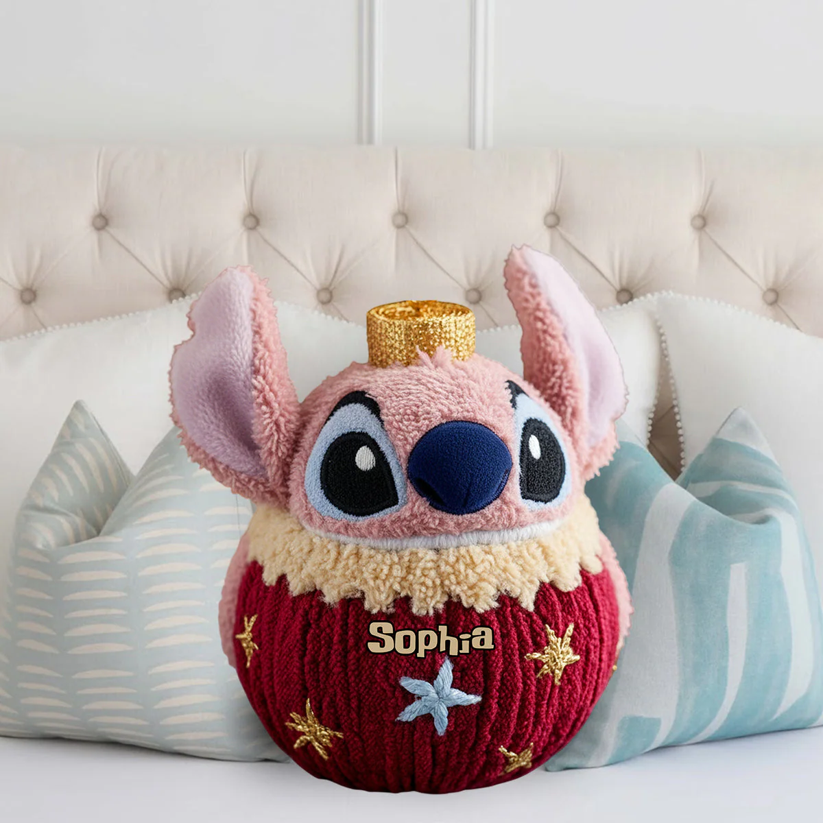 Sti Ohana Means Family - Personalized Custom Shape Pillow - Christmas Gift For Family, Couples, Movie Fans NL122 - Image 3