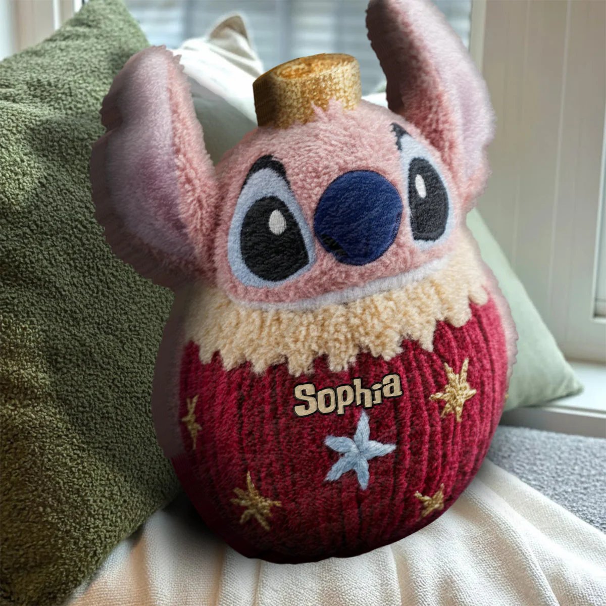 Sti Ohana Means Family - Personalized Custom Shape Pillow - Christmas Gift For Family, Couples, Movie Fans NL122 - Image 5