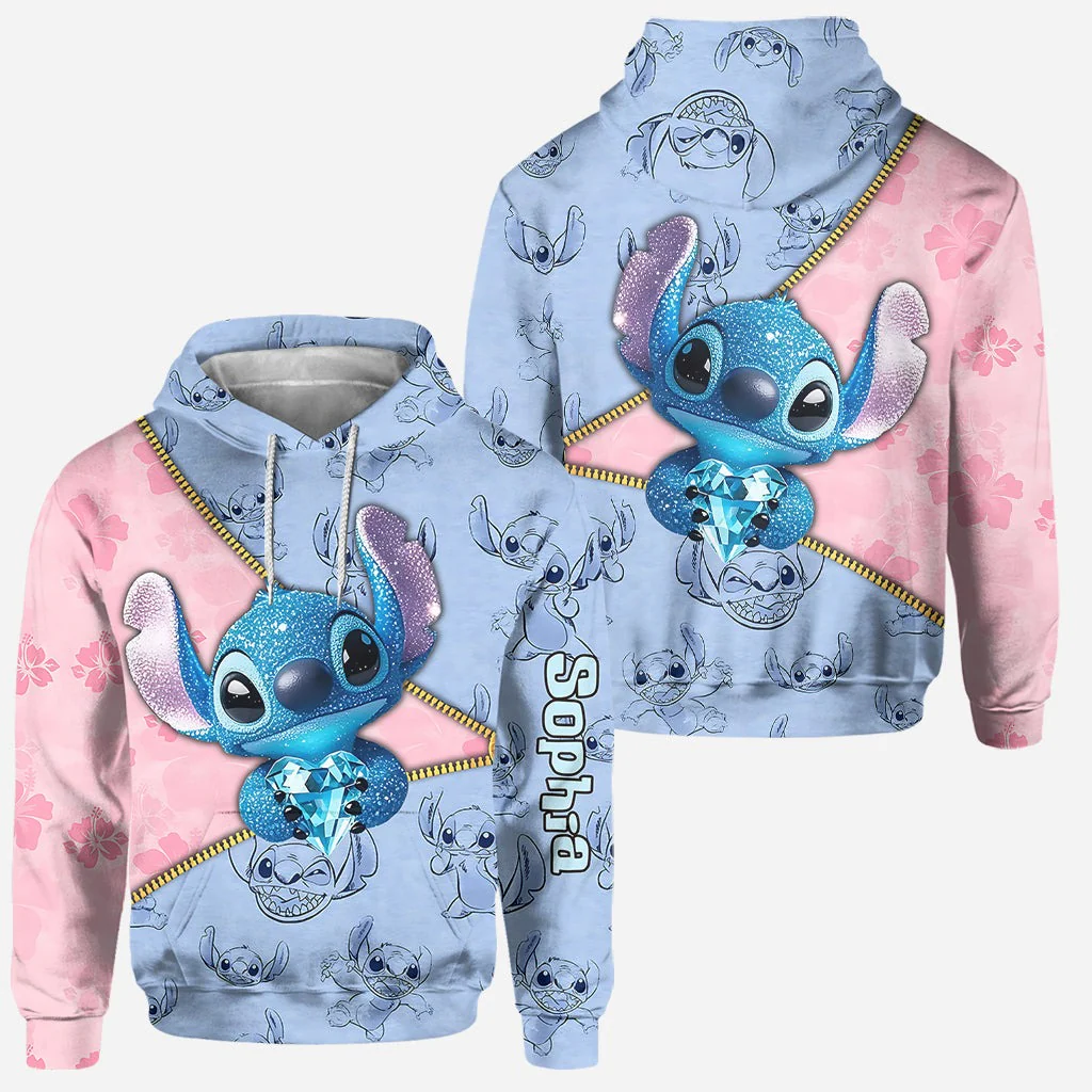 Sti Ohana Means Family - Personalized Hoodie And Leggings NL122 - Image 2