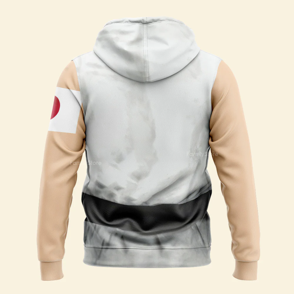 Street Fighter Ryu Full- Costume Cosplay Hoodie - Image 4