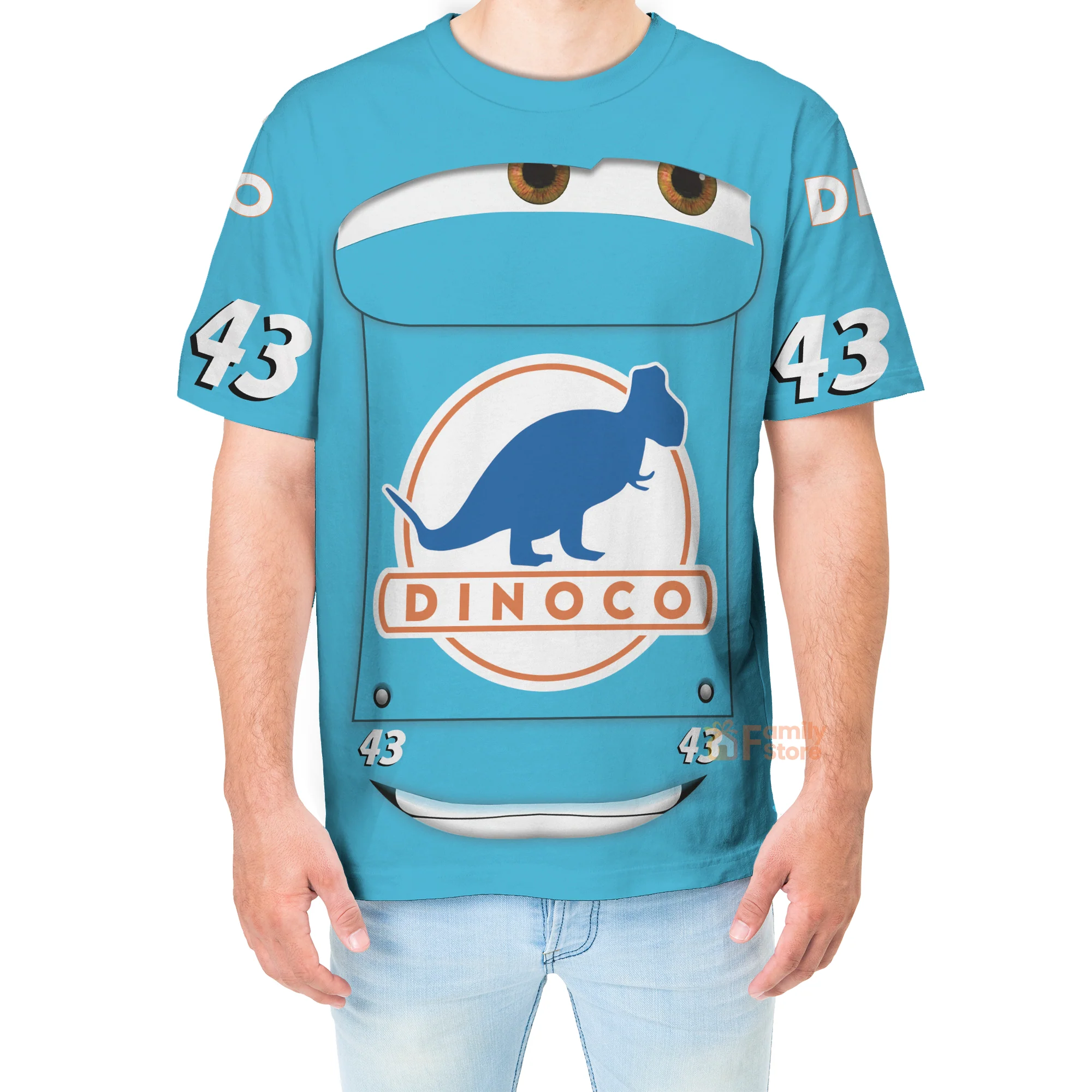 Strip Weathers the King Pixar Cars 3 Costume T-Shirt - Image 4