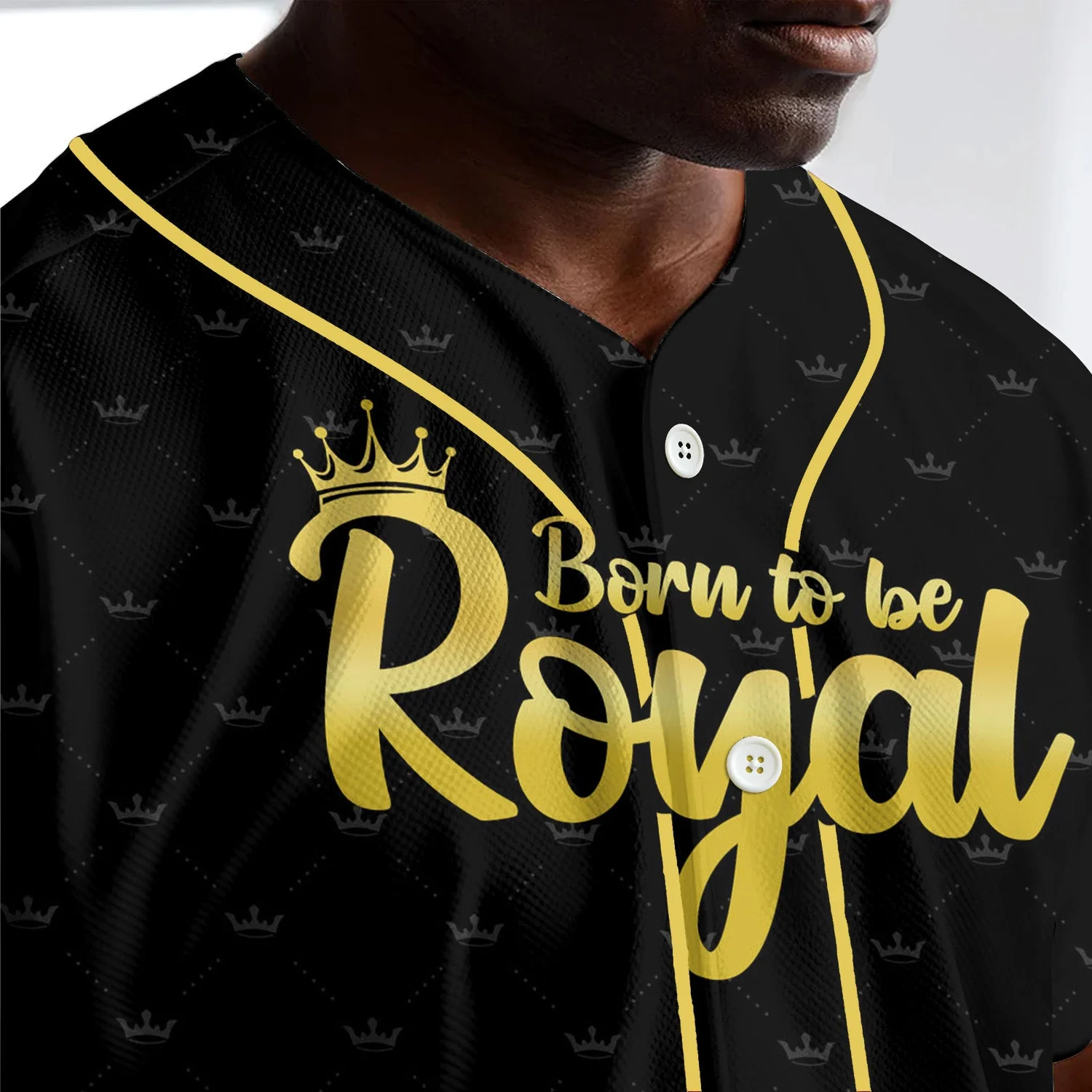 Strong Powerful Confident King Blessed Unique - African American Baseball Jersey - Gift for Black Dad, Grandpa, Husband - Image 5