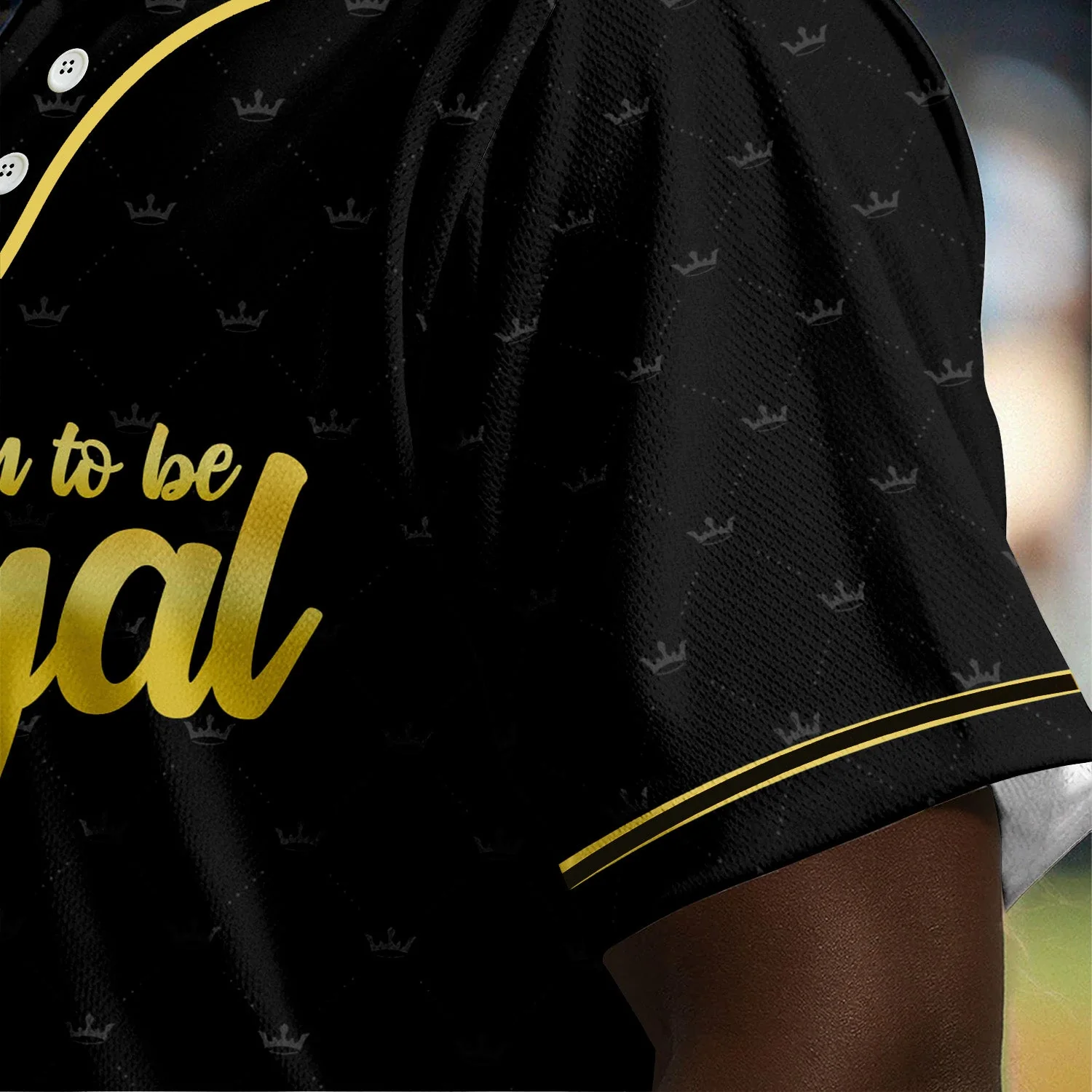 Strong Powerful Confident King Blessed Unique - African American Baseball Jersey - Gift for Black Dad, Grandpa, Husband - Image 6