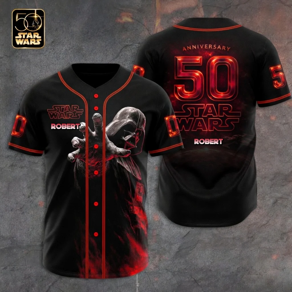 Stwa 50 Years Anniversary - Personalized Baseball Jersey - Gift For Movie Fans HH01