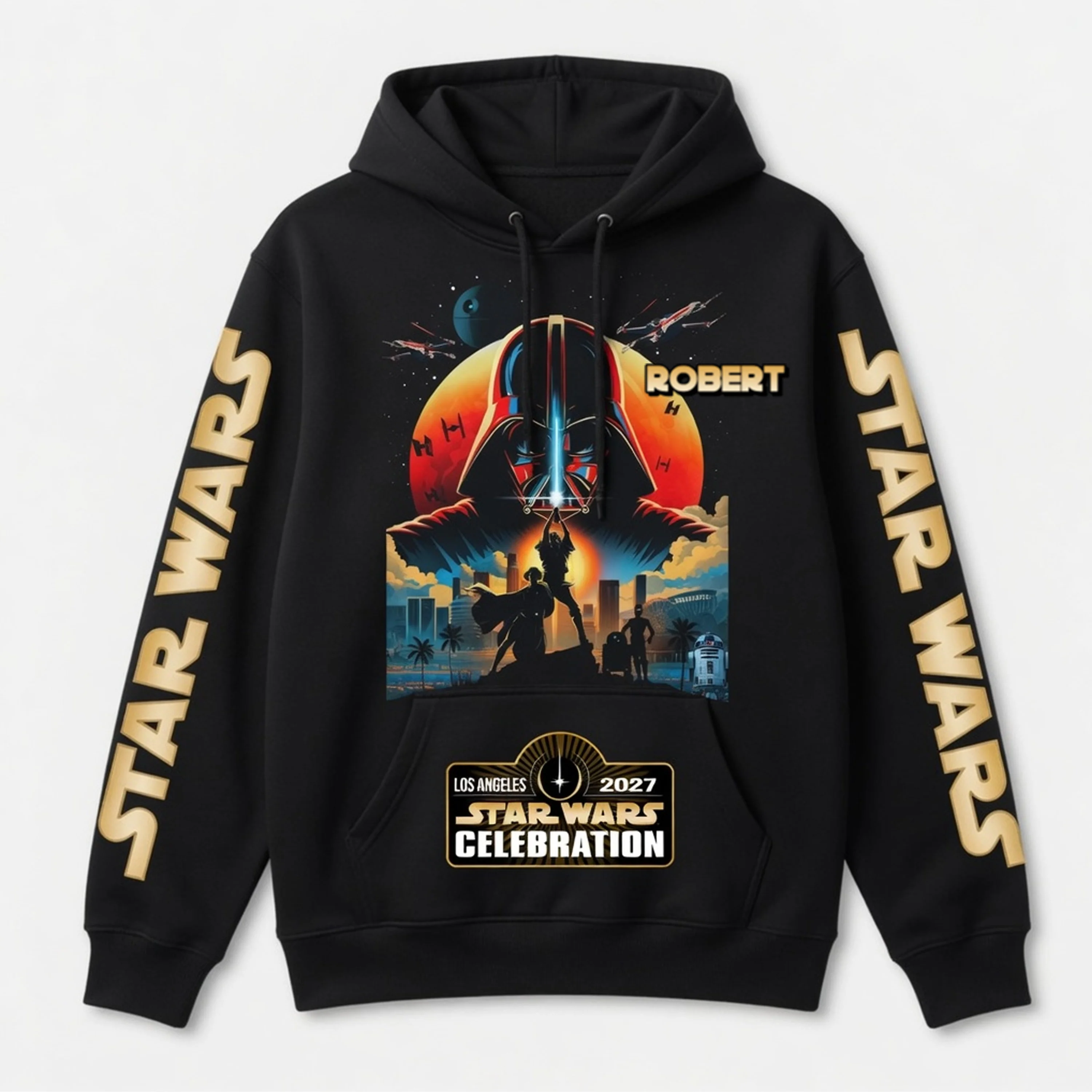 Stwa 50 Years Anniversary With Signatures - Personalized All Over Shirt - Gift For Movie Fans HH01 - Image 4