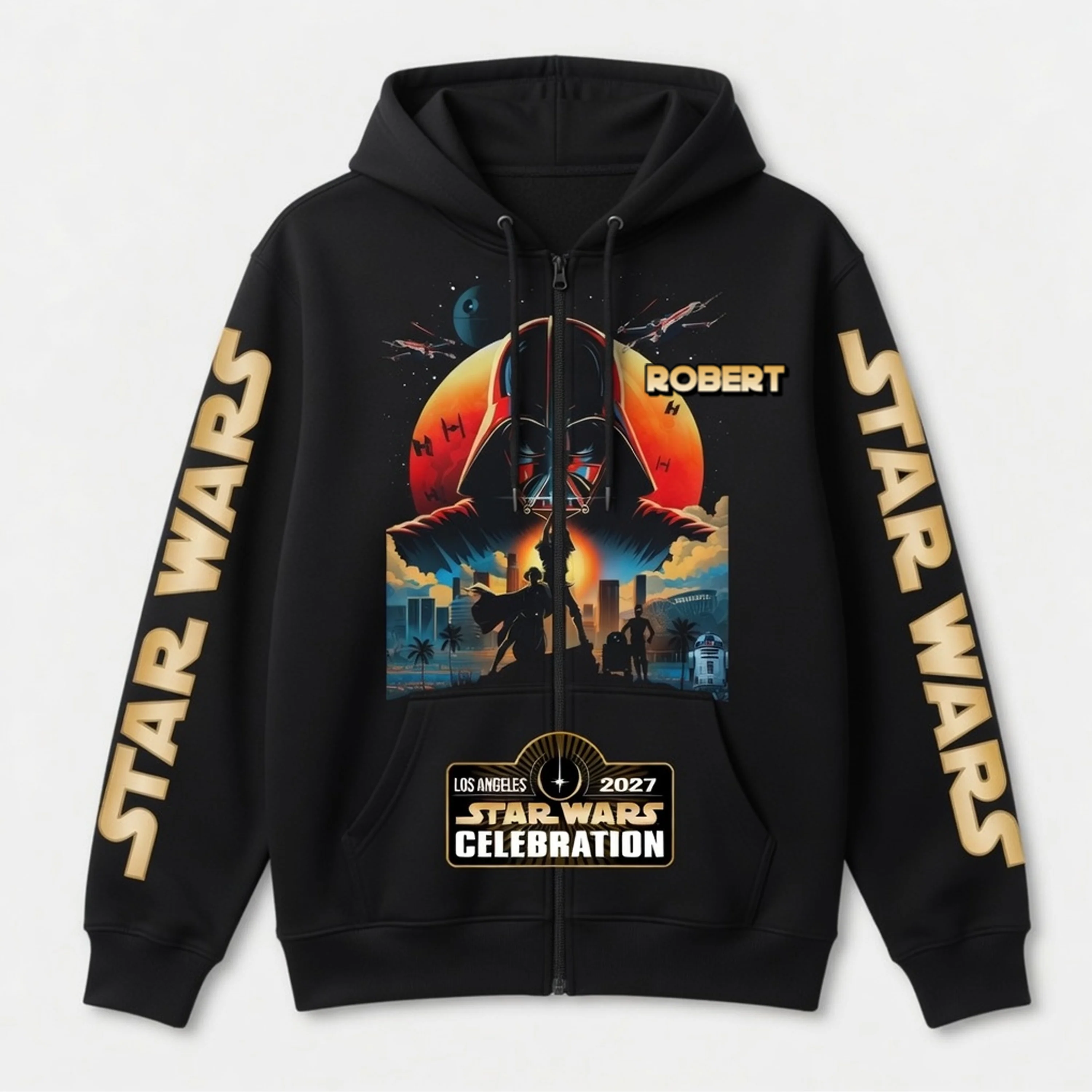 Stwa 50 Years Anniversary With Signatures - Personalized All Over Shirt - Gift For Movie Fans HH01 - Image 5