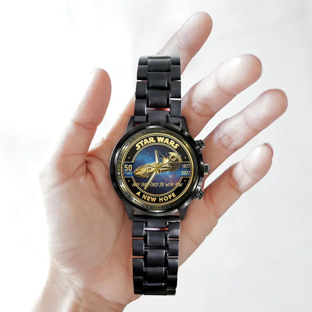 Stwa 50th Anniversary A New Hope - Personalized Hand Watch - Gift For Movie Fans HH01 - Image 4