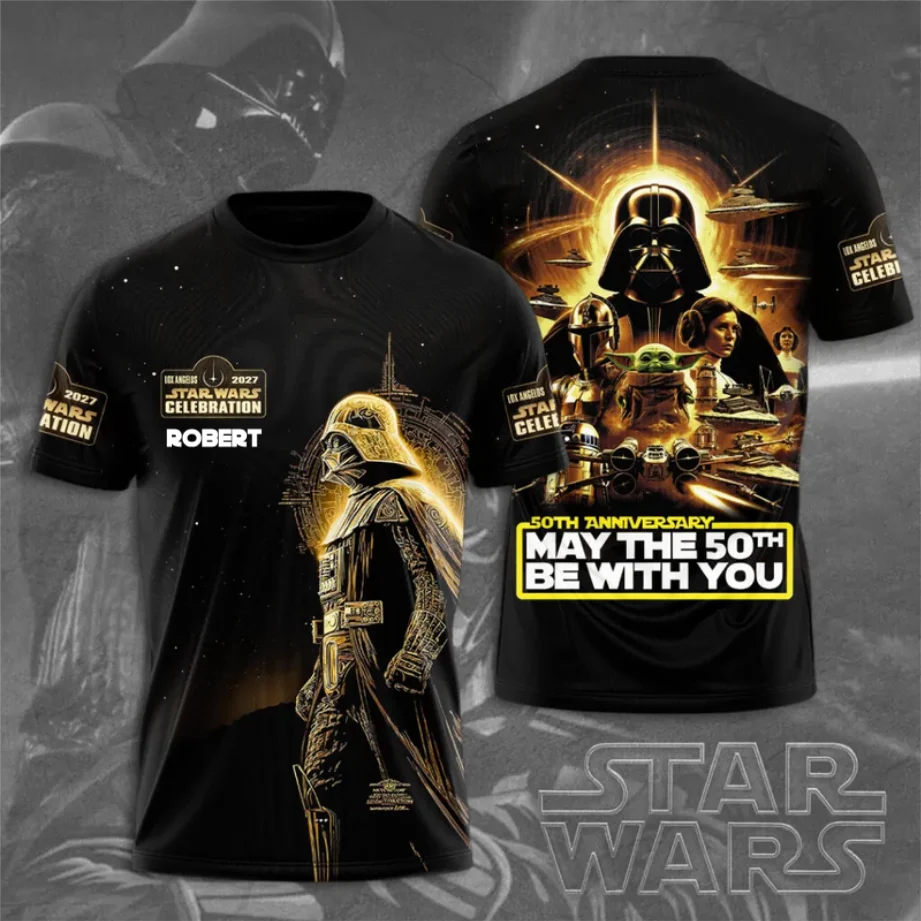 Stwa 50th Anniversary May The 50th Be With You - Personalized All Over Shirt - Gift For Movie Fans HH01