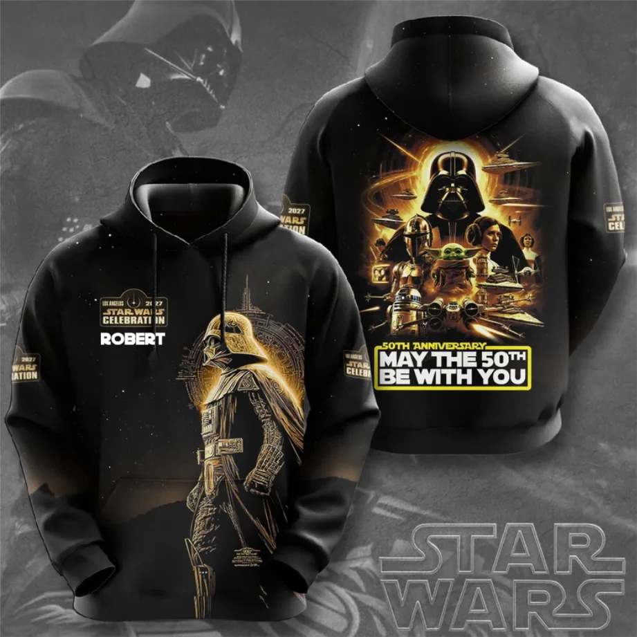 Stwa 50th Anniversary May The 50th Be With You - Personalized All Over Shirt - Gift For Movie Fans HH01 - Image 2