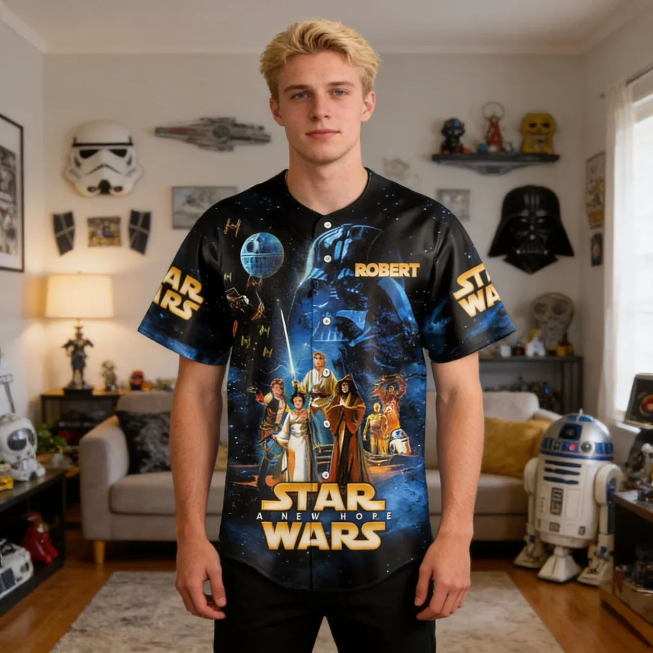 Stwa 50th Anniversary - Personalized Baseball Jersey - Gift For Movie Fans HH01 - Image 2