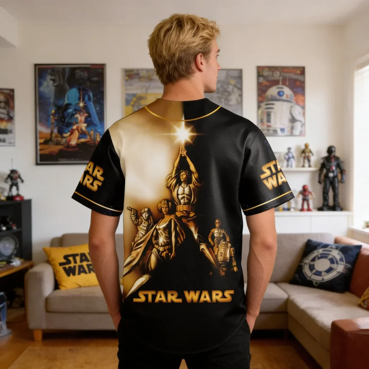 Stwa 50th Anniversary - Personalized Baseball Jersey - Gift For Movie Fans HH01 - Image 3