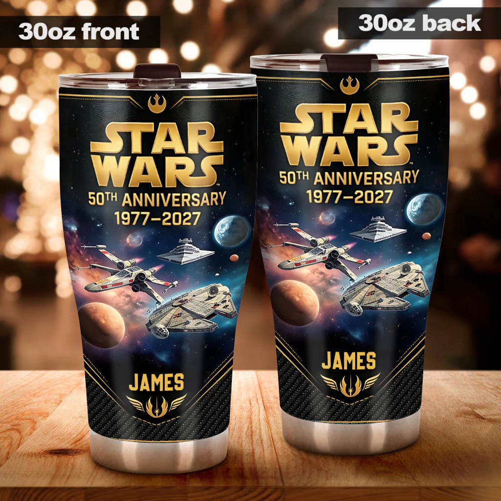 Happy 50th Anniversary - Personalized Tumbler - Gift For Movies Fan - Stwa - Image 2