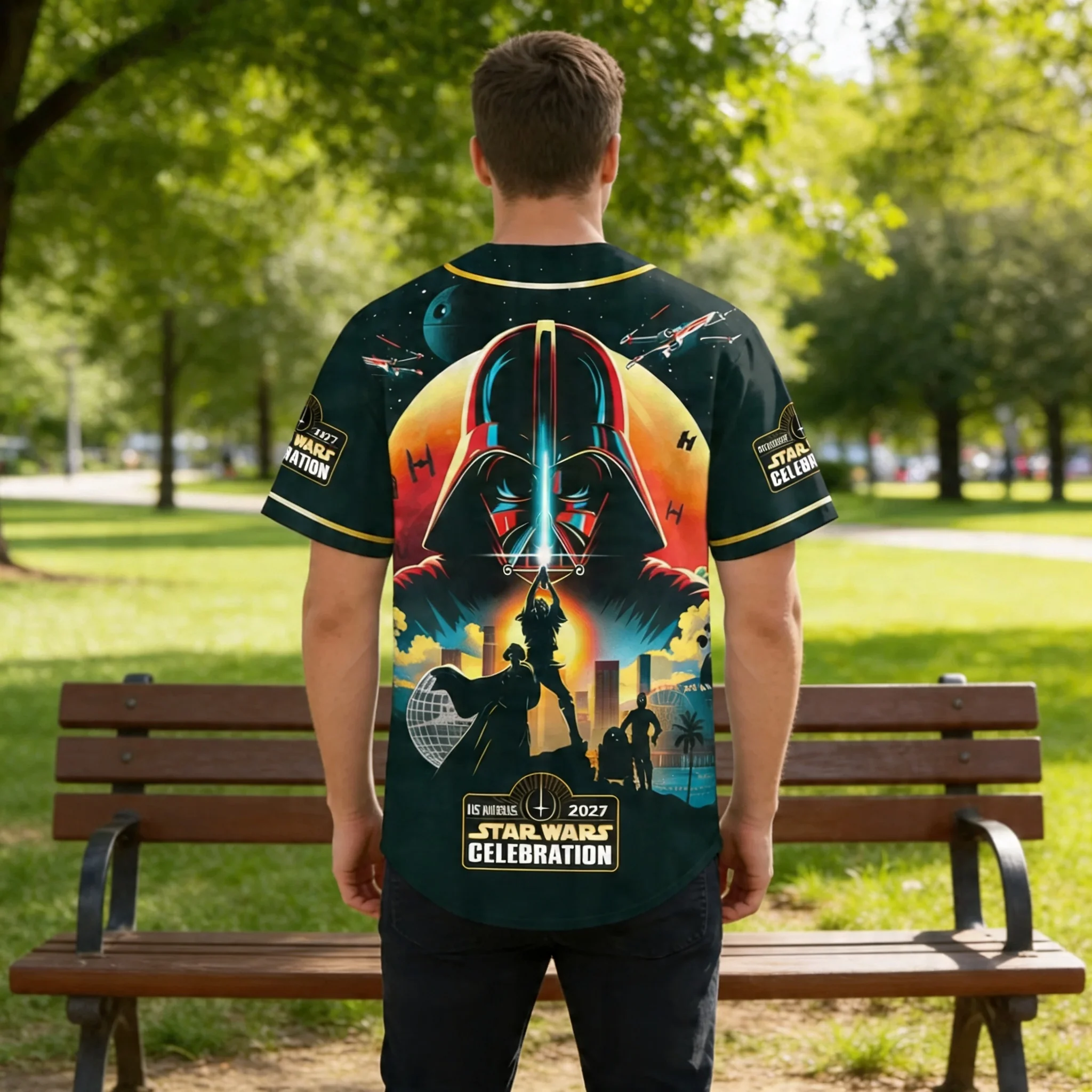 Stwa 50th Anniversary Space Celebration - Personalized Baseball Jersey - Gift For Movie Fans BA01 - Image 5