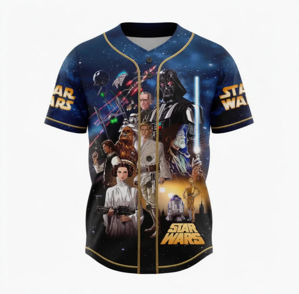 Stwa 50th Anniversary Thank You For The Memories - Personalized Baseball Jersey - Gift For Movie Fans - Image 3