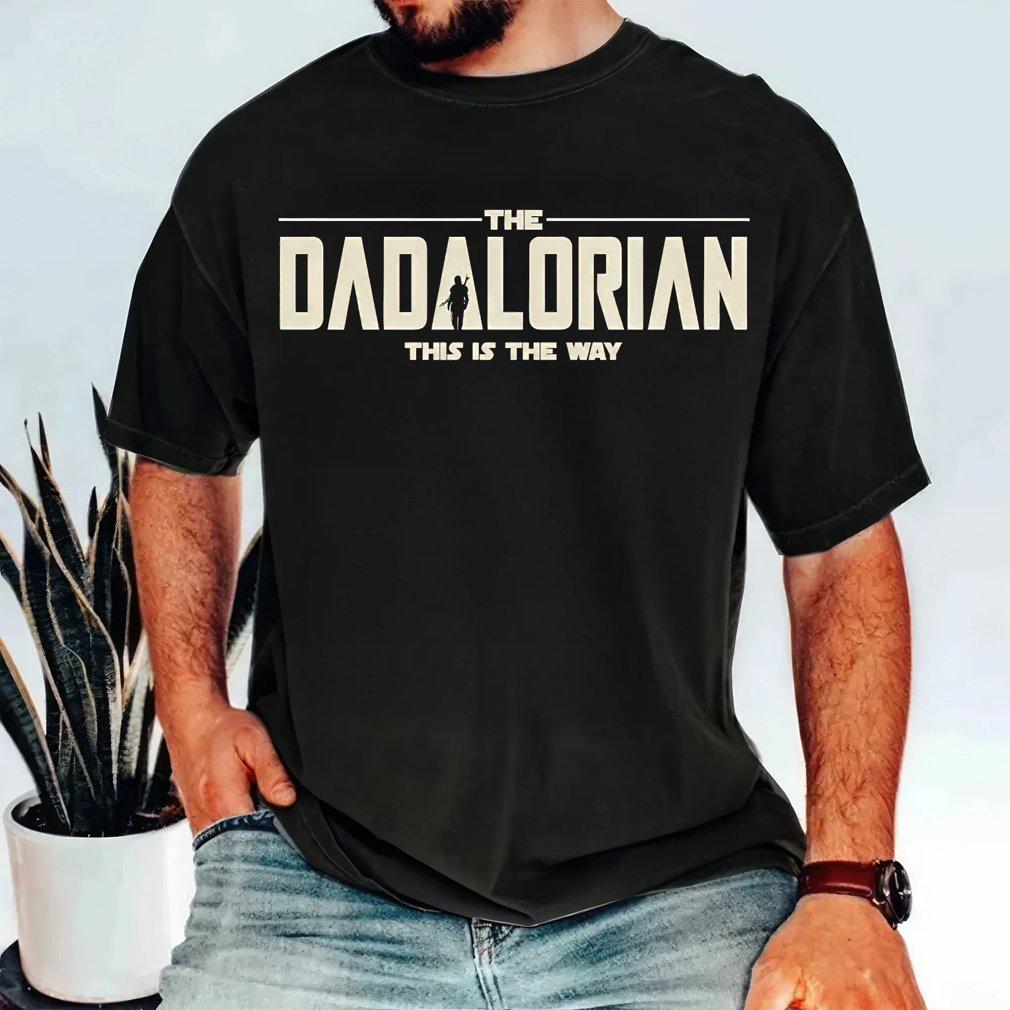 Stwa Best Dad Ever The Dadalorian - Personalized Shirt - Gift For Dad, Father's Day | CL08 NA94 - Image 2