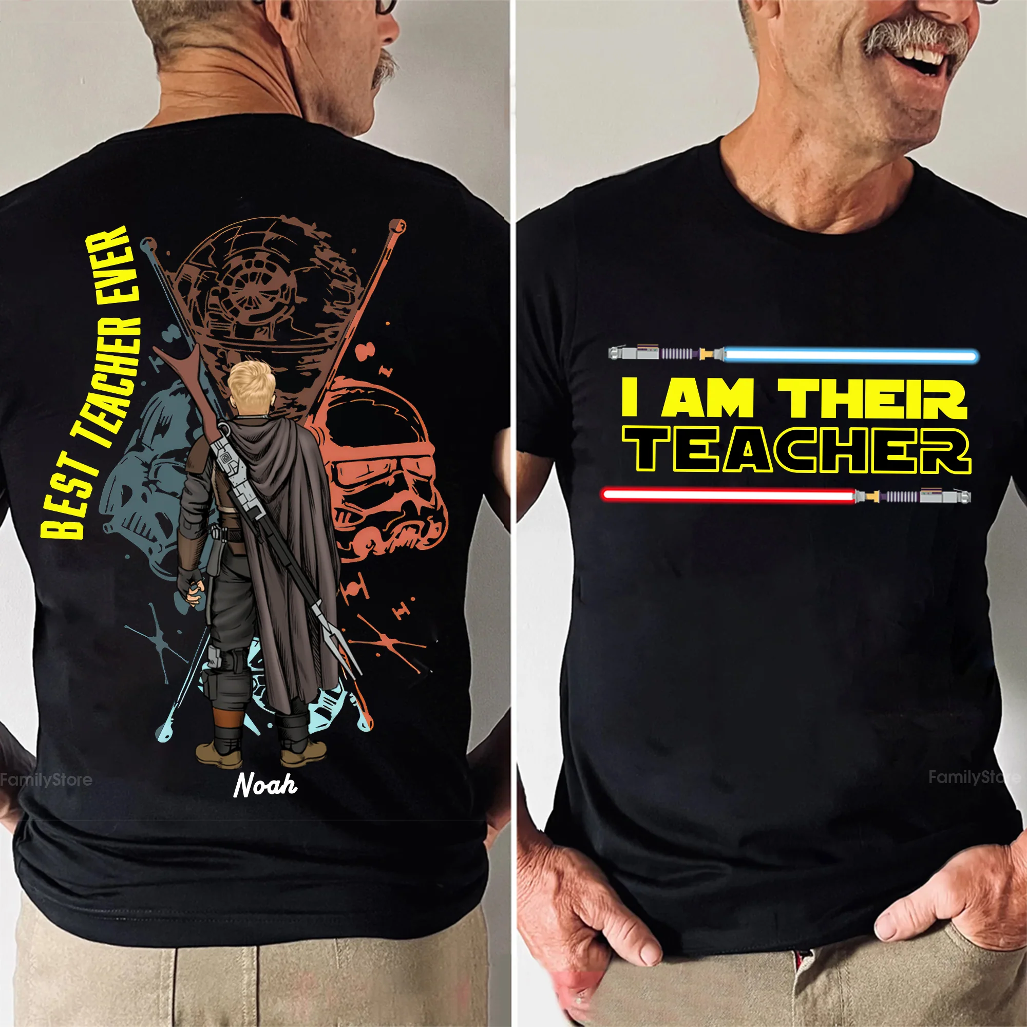 Stwa Best Teacher Ever Two Side - Personalized Shirt | CL08 TD118 - Image 2