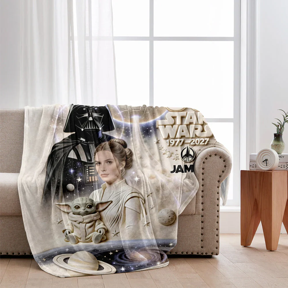 Stwa Celebrate 50 Years Of Legend - Personalized Blanket - Gift For Fan Movies HH01 - Image 2