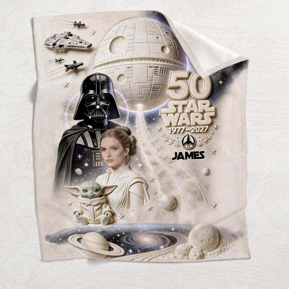 Stwa Celebrate 50 Years Of Legend - Personalized Blanket - Gift For Fan Movies HH01 - Image 4