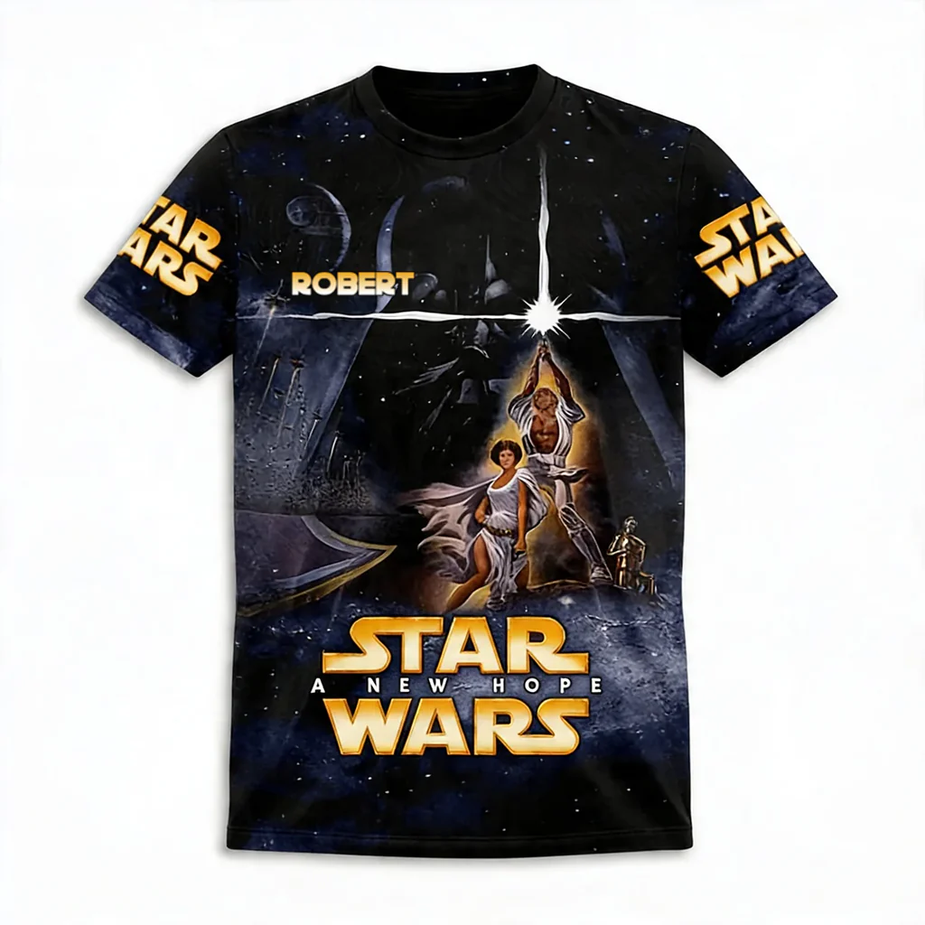 Stwa Celebrate 50 Years With All Legends - Personalized All Over Shirt - Anniversary Gift For Movie Fans HH01 - Image 2