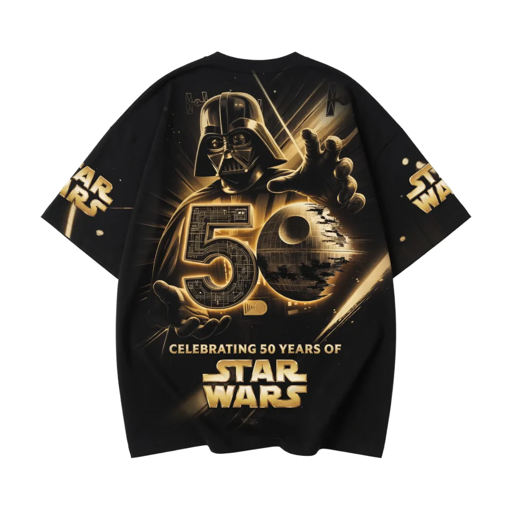Stwa Celebrate 50 Years With All Legends - Personalized All Over Shirt - Gift For Movie Fans HH01 - Image 3