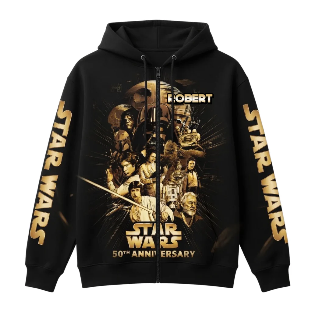 Stwa Celebrate 50 Years With All Legends - Personalized All Over Shirt - Gift For Movie Fans HH01 - Image 5