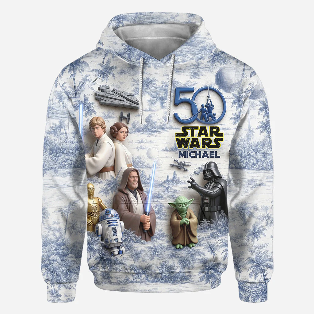 Stwa Celebrate 50th Anniversary - Personalized All Over Shirt - Gift For Movie Fans - Image 3