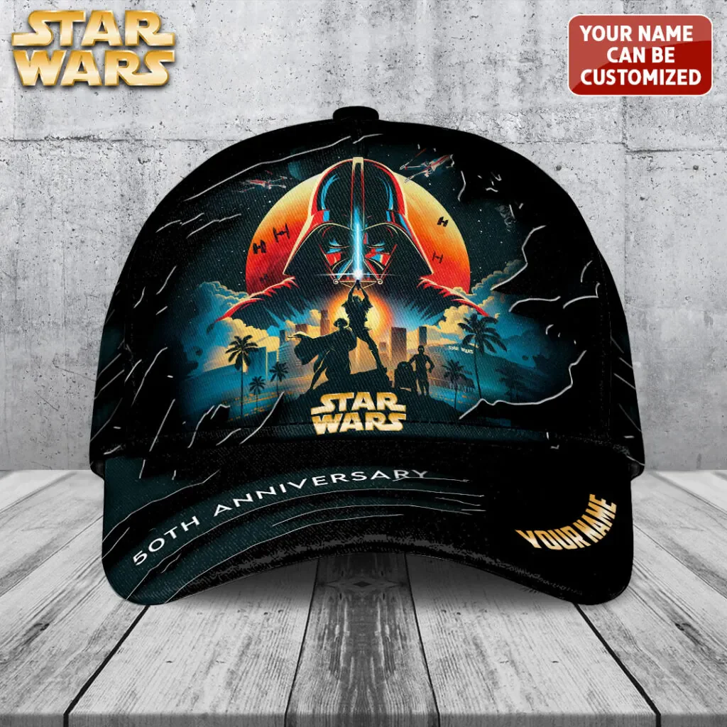 Stwa Celebrate 50th Anniversary - Personalized Classic Cap - Gift For Movies Fan