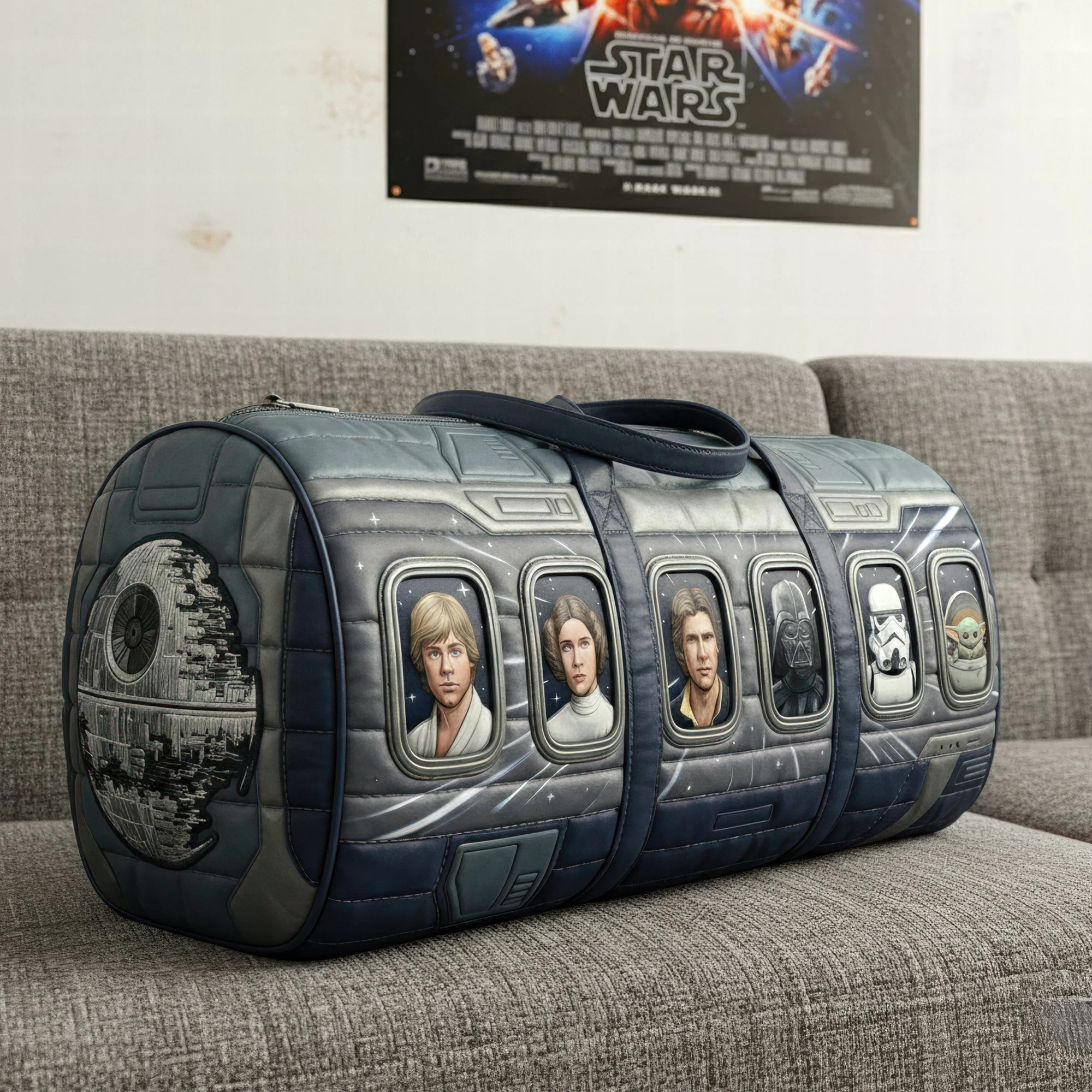 Stwa Cosmic Crew - Personalized  Quilt Duffle Bag - Gift For Fan Movies - Image 2