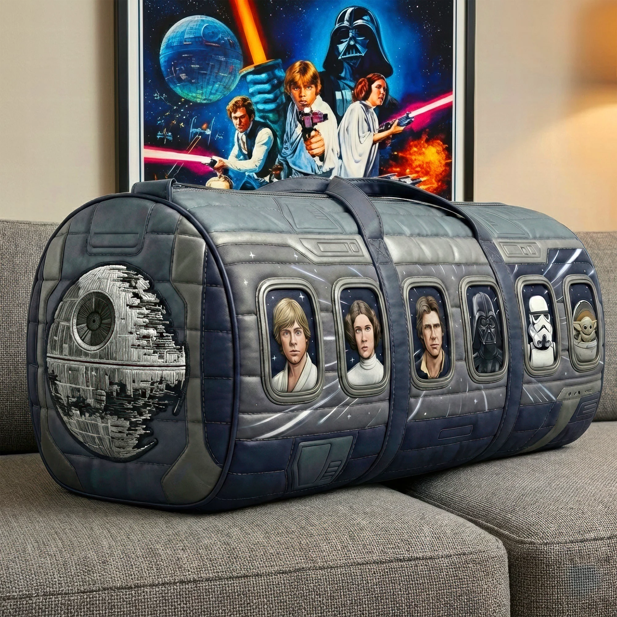 Stwa Cosmic Crew - Personalized  Quilt Duffle Bag - Gift For Fan Movies - Image 3