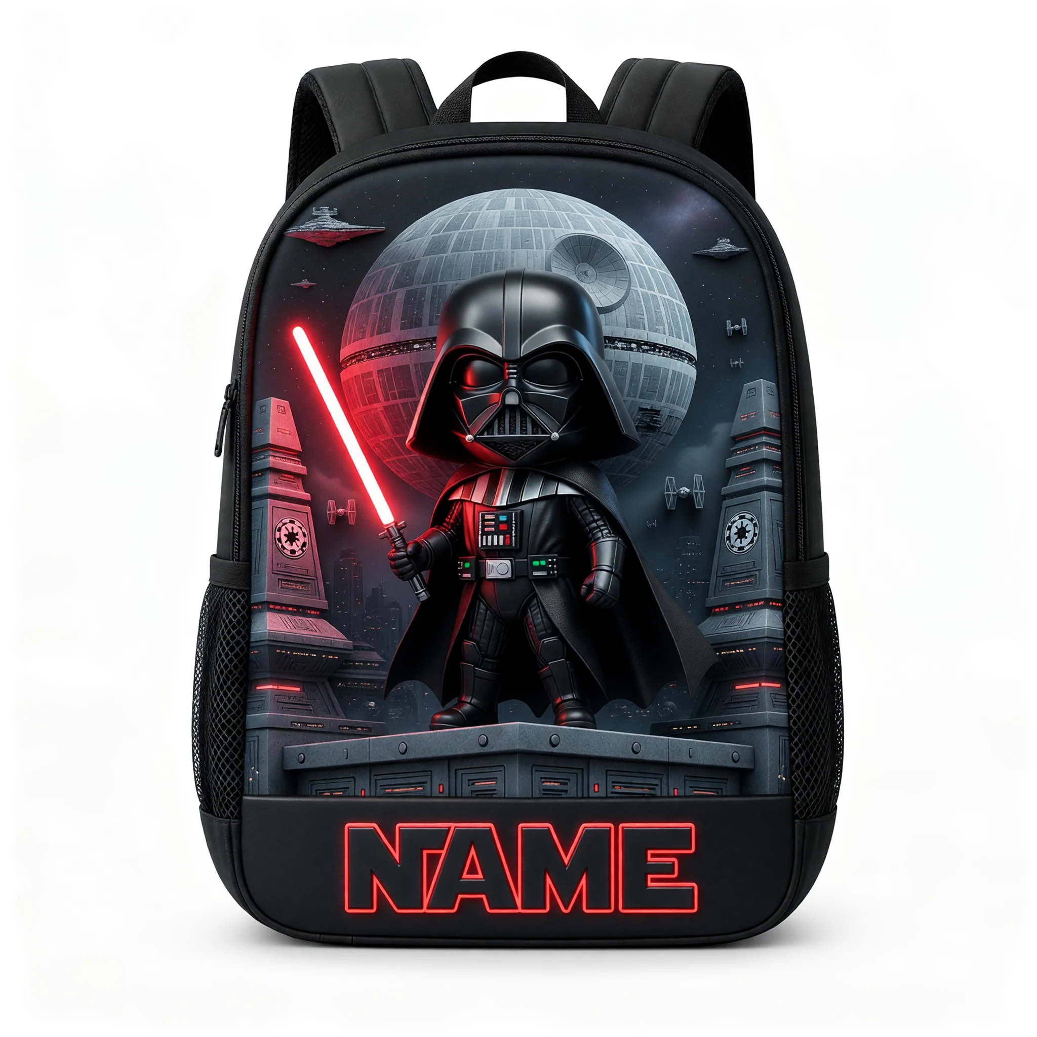 Stwa Custom Photo Galaxy Star Kids Back to School - Personalized Backpack, Lunch Bag, Pencil Case & Water Bottle - Gift For Kids - Image 5