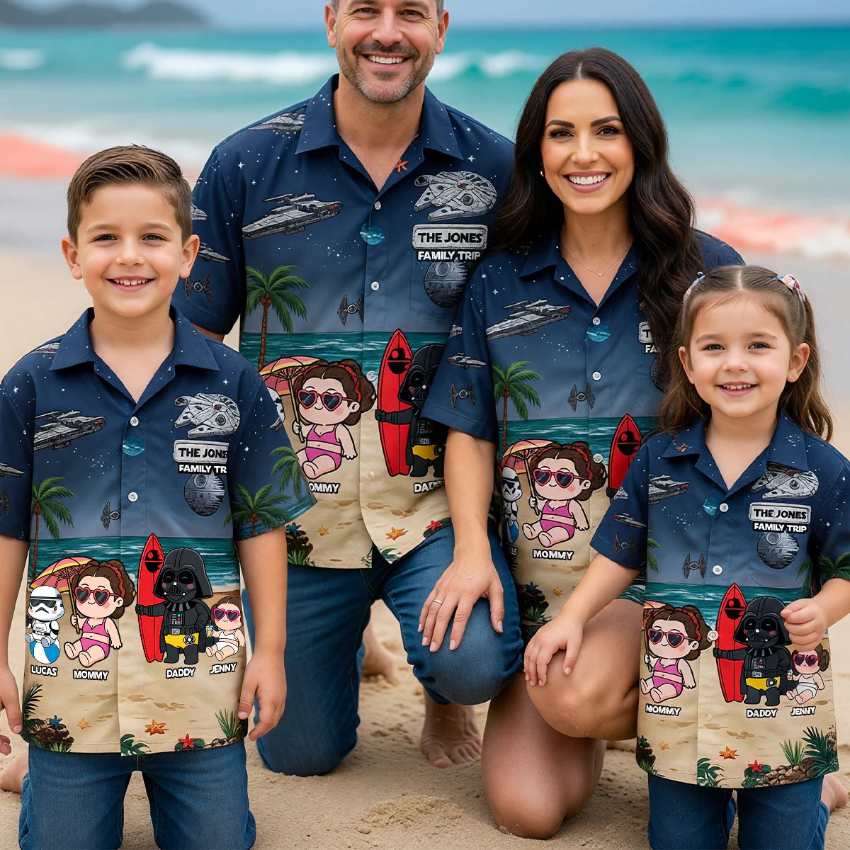 Stwa Family Summer Vacation - Personalized Hawaiin Shirt - Gift For Family, Travellers