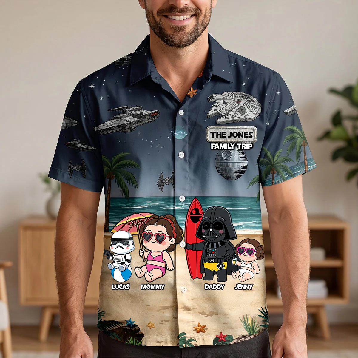 Stwa Family Summer Vacation - Personalized Hawaiin Shirt - Gift For Family, Travellers - Image 2